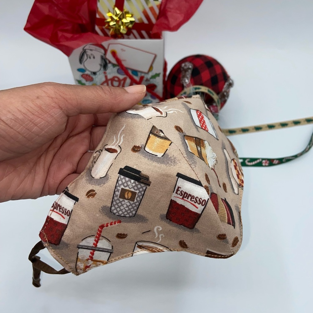 Handmade cozybeanz Coffee Lovers Adult Face Masks